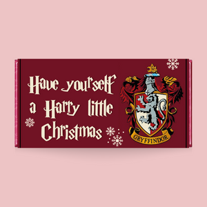 Gryffindor HP Christmas Chocolate Bar - Blush Boulevard Chocolate Bar