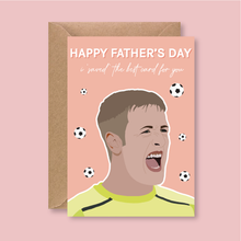 Load image into Gallery viewer, Jordan Pickford Everton Father&#39;s Day Keeper Card - Blush Boulevard
