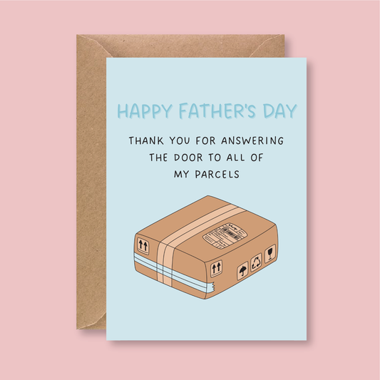 Answering The Door Father's Day Card - Blush Boulevard Greeting Card