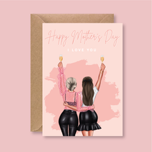 Load image into Gallery viewer, Personalised Mother&#39;s Day Card - Blush Boulevard Greeting Card
