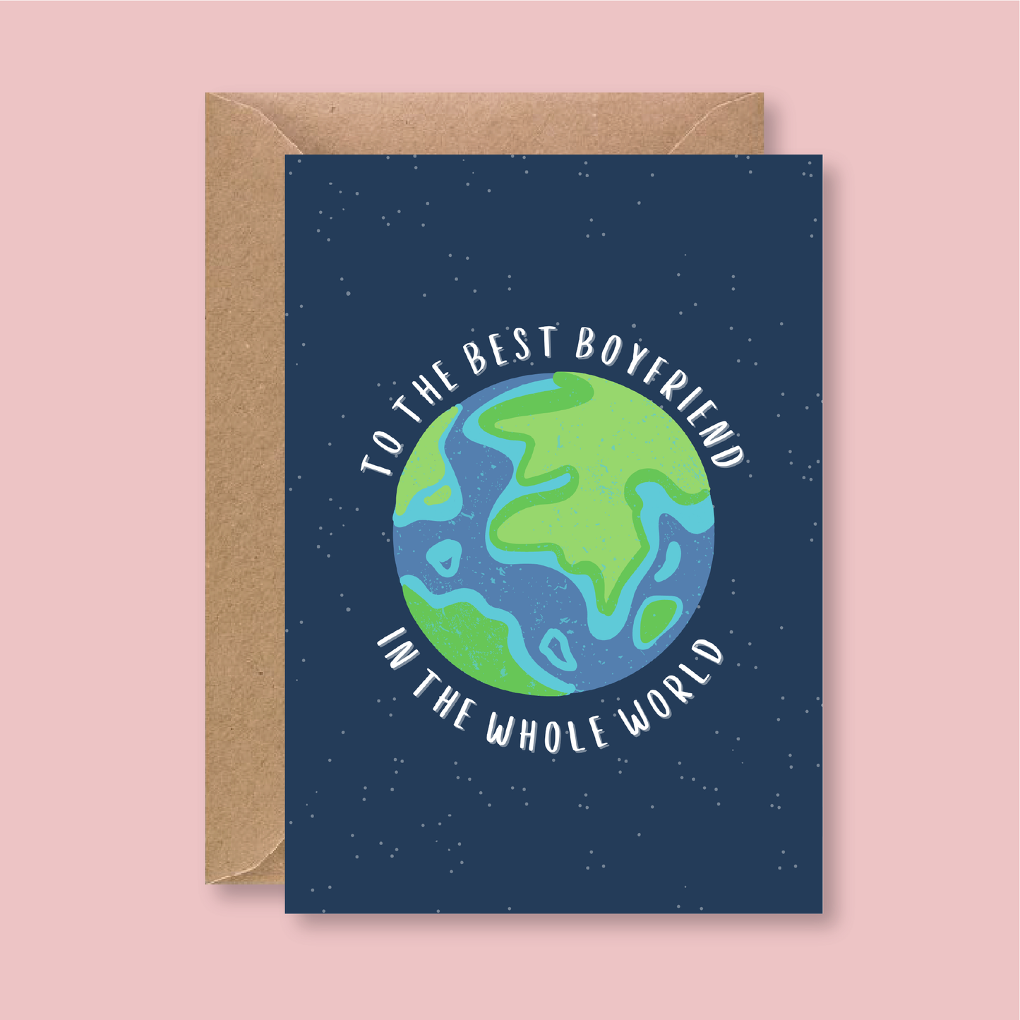 Best Boyfriend In The Entire World Card - Blush Boulevard Greeting Card