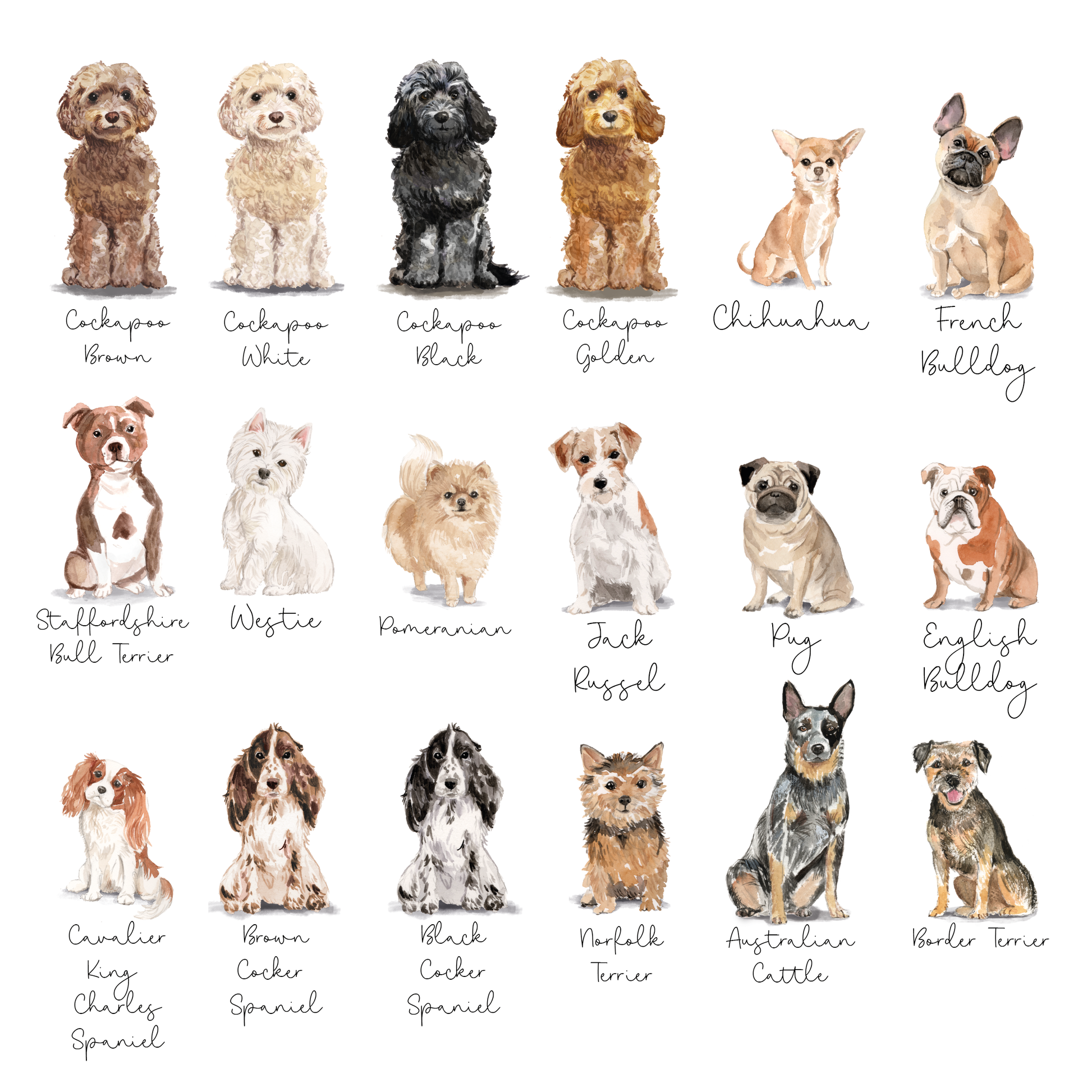 Personalised Happy Father's Day From The Dog Card - Blush Boulevard Greeting Card
