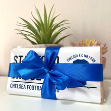 Load image into Gallery viewer, Personalised Chelsea FC No.1 Fan Chocolate Bar - Blush Boulevard Chocolate Bar
