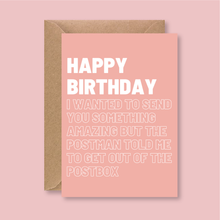 Load image into Gallery viewer, Something Amazing Birthday Card - Blush Boulevard Greeting Card
